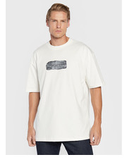 T-shirt - koszulka męska T-Shirt VS00389 Biały Regular Fit - modivo.pl Vision Of Super