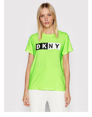 Bluzka DKNY Sport T-Shirt DP1T5894 Zielony Regular Fit - modivo.pl Dkny Sport