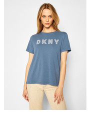 Bluzka DKNY Sport T-Shirt DP0T7440 Granatowy Regular Fit - modivo.pl Dkny Sport