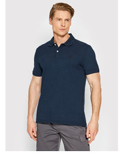 T-shirt - koszulka męska Polo Ted GAPOTEDSL8205MS22 Granatowy Slim Fit - modivo.pl Ecoalf