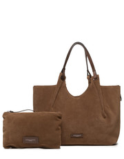 Shopper bag Torebka Dua BS 9940 SHR-12684 Brązowy - modivo.pl Gianni Chiarini