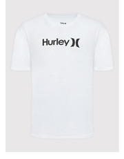 T-shirt - koszulka męska T-Shirt Everyday Washed One And Only HATS1020 Białe złoto Regular Fit - modivo.pl Hurley