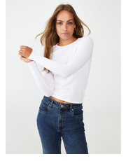 Bluzka Bluzka 2052741 Biały Slim Fit - modivo.pl Cotton On