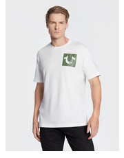 T-shirt - koszulka męska T-Shirt 106298 Biały Regular Fit - modivo.pl True Religion