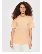 Bluzka Carhartt WIP T-Shirt Pocket I029070 Pomarańczowy Relaxed Fit - modivo.pl Carhartt Wip
