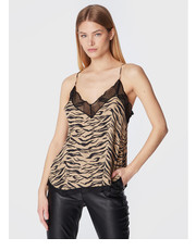 Top damski Top Christy Tiger WWCR00180 Beżowy Regular Fit - modivo.pl Zadig&Voltaire
