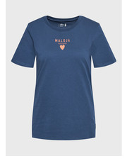 Bluzka T-Shirt Planbellm 34405-1-8581 Granatowy Regular Fit - modivo.pl Maloja