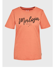 Bluzka T-Shirt Vogelbeerem 34403-1-8583 Pomarańczowy Regular Fit - modivo.pl Maloja