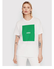 Bluzka T-Shirt Amber 12204837 Biały Relaxed Fit - modivo.pl Jjxx