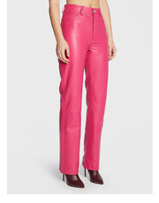 Spodnie Spodnie skórzane Lynn Leather RM1510 Różowy Regular Fit - modivo.pl Remain