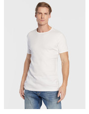 T-shirt - koszulka męska T-Shirt BF KM R-NECK BOX Biały Regular Fit - modivo.pl Petrol Industries
