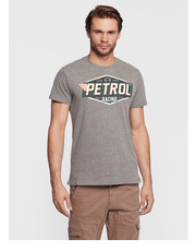 T-shirt - koszulka męska T-Shirt M-3020-TSR600 Szary Regular Fit - modivo.pl Petrol Industries