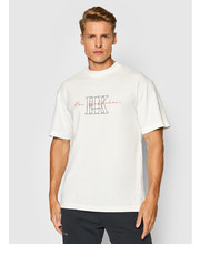 T-shirt - koszulka męska T-Shirt M-130436 Biały Boxy Fit - modivo.pl Han Kjøbenhavn