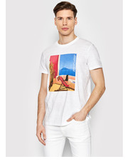 T-shirt - koszulka męska JOOP! Jeans T-Shirt 15 JJ222J046 30031022 Biały Regular Fit - modivo.pl Joop! Jeans