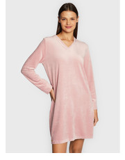 Piżama Koszula nocna Basica P3763 Różowy Regular Fit - modivo.pl Selmark