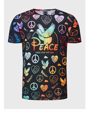 Bluzka Mr. GUGU & Miss GO T-Shirt Unisex Make Love Not War Kolorowy Regular Fit - modivo.pl Mr. Gugu & Miss Go