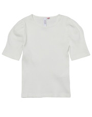 Bluzka Bluzka Lavender 10279812 Biały Regular Fit - modivo.pl Vero Moda Girl