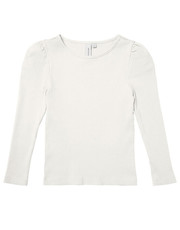 Bluzka Bluzka Lavender 10279815 Biały Regular Fit - modivo.pl Vero Moda Girl