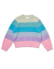 Sweter Sweter Plume 10279462 Kolorowy Regular Fit - modivo.pl Vero Moda Girl