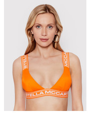 Strój kąpielowy Stella McCartney Góra od bikini Sporty Logo S7BY81570.84012 Pomarańczowy - modivo.pl Stella Mccartney