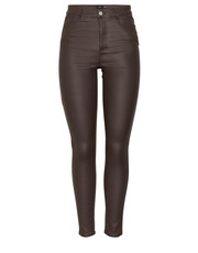 Spodnie Spodnie materiałowe Sophia 10281185 Brązowy Skinny Fit - modivo.pl Vero Moda Curve