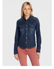 Koszula Koszula jeansowa Lucinda 60474 14850 Niebieski Slim Fit - modivo.pl Ltb