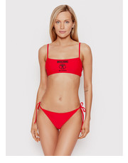Strój kąpielowy MOSCHINO Underwear & Swim Dół od bikini A7133 5211 Czerwony - modivo.pl Moschino Underwear & Swim