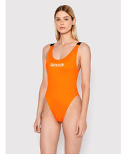 Strój kąpielowy Strój kąpielowy KW0KW01597 Pomarańczowy - modivo.pl Calvin Klein Swimwear