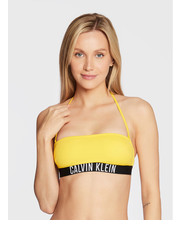 Strój kąpielowy Góra od bikini Intense Power KW0KW01907 Żółty - modivo.pl Calvin Klein Swimwear