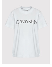 Bluzka T-Shirt K20K203633 Biały Regular Fit - modivo.pl Calvin Klein Curve