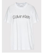 Bluzka T-Shirt Inclusive K20K203633 Biały Regular Fit - modivo.pl Calvin Klein Curve