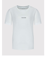 Bluzka T-Shirt Inclusive Micro Logo K20K203712 Biały Regular Fit - modivo.pl Calvin Klein Curve