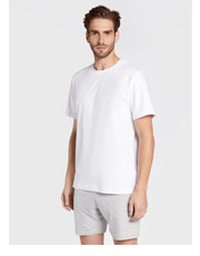 T-shirt - koszulka męska Komplet 2 t-shirtów 12.100004 Biały Regular Fit - modivo.pl Seidensticker