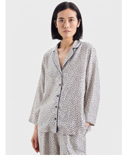 Piżama Koszulka piżamowa 12.520570 Beżowy Regular Fit - modivo.pl Seidensticker
