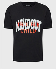 Bluzka T-Shirt Unisex Trouble Child Czarny Oversize - modivo.pl Mindout
