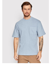 T-shirt - koszulka męska Jack&Jones PREMIUM T-Shirt Warren 12209028 Niebieski Loose Fit - modivo.pl Jack&Jones Premium