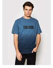 T-shirt - koszulka męska T-Shirt 016-0181-4885 Niebieski Regular Fit - modivo.pl American Eagle