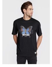 T-shirt - koszulka męska T-Shirt Christian 211129 Czarny Regular Fit - modivo.pl Redefined Rebel