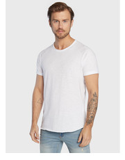 T-shirt - koszulka męska T-Shirt Kas 181066 Biały Regular Fit - modivo.pl Redefined Rebel