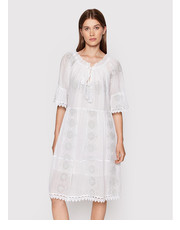 Sukienka Sukienka letnia Capri IC22 026 Biały Regular Fit - modivo.pl Iconique