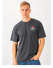 T-shirt - koszulka męska T-Shirt Sunset On Mt Fuji Ts I025881 TG372M4 EBN67 Szary Regular Fit - modivo.pl Edwin