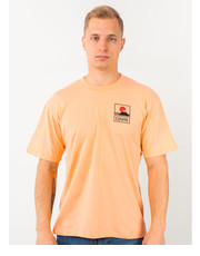 T-shirt - koszulka męska T-Shirt Sunset On Mt Fuji Ts I025881 TG372M4 CTP67 Pomarańczowy Regular Fit - modivo.pl Edwin