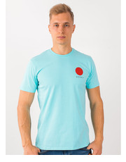 T-shirt - koszulka męska T-Shirt Japanese Sun Ts I025020 TF10J94 AGB67 Niebieski Regular Fit - modivo.pl Edwin