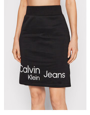 Spódnica mini Spódnica mini J20J219721 Czarny Slim Fit - modivo.pl Calvin Klein Jeans