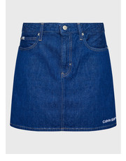 Spódnica mini Spódnica jeansowa J20J220243 Niebieski Regular Fit - modivo.pl Calvin Klein Jeans