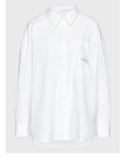 Koszula Plus Koszula J20J220144 Biały Regular Fit - modivo.pl Calvin Klein Jeans