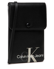 Etui pokrowiec saszetka Etui na telefon Sculpted Mono N/S Phone Xbody Czarny - modivo.pl Calvin Klein Jeans