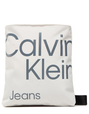 Torba męska Saszetka Sport Essentials Flatpack18 Aop K50K509825 Beżowy - modivo.pl Calvin Klein Jeans