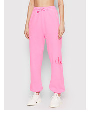 Spodnie Spodnie dresowe J20J218974 Różowy Relaxed Fit - modivo.pl Calvin Klein Jeans