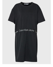 Sukienka Plus Sukienka codzienna J20J220836 Czarny Regular Fit - modivo.pl Calvin Klein Jeans